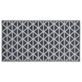 Vidaxl extérieur tapis arakil 120x180 cm pp noir
