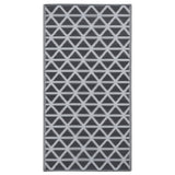 Vidaxl extérieur tapis arakil 160x230 cm pp noir