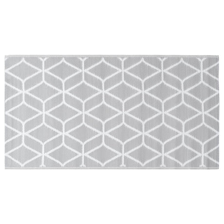 Vidaxl extérieur tapis arakil 80x150 cm pp gris