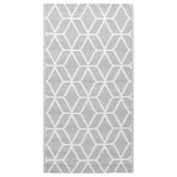 Vidaxl extérieur tapis Arakil 120x180 cm pp gris