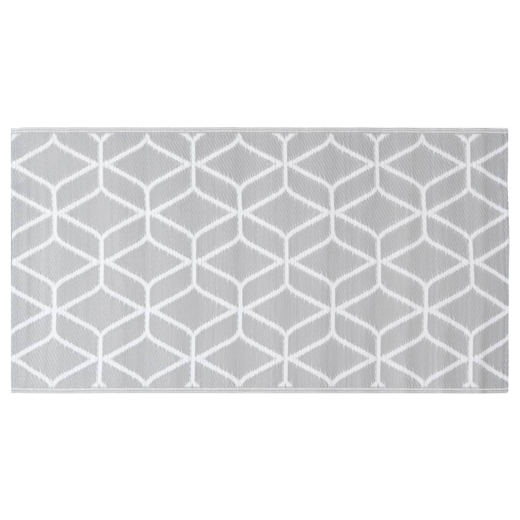 Vidaxl extérieur tapis arakil 160x230 cm pp gris