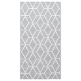 Vidaxl extérieur tapis arakil 190x290 cm pp gris