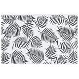 Vidaxl extérieur tapis arakil 160x230 cm pp blanc et noir