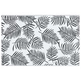 VidaXL outside rug arakil 190x290 cm pp white and black