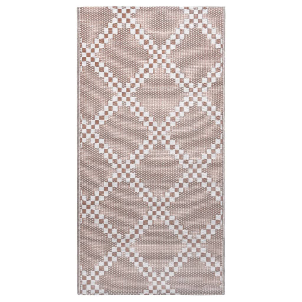 Vidaxl extérieur tapis arakil 120x180 cm pp marron