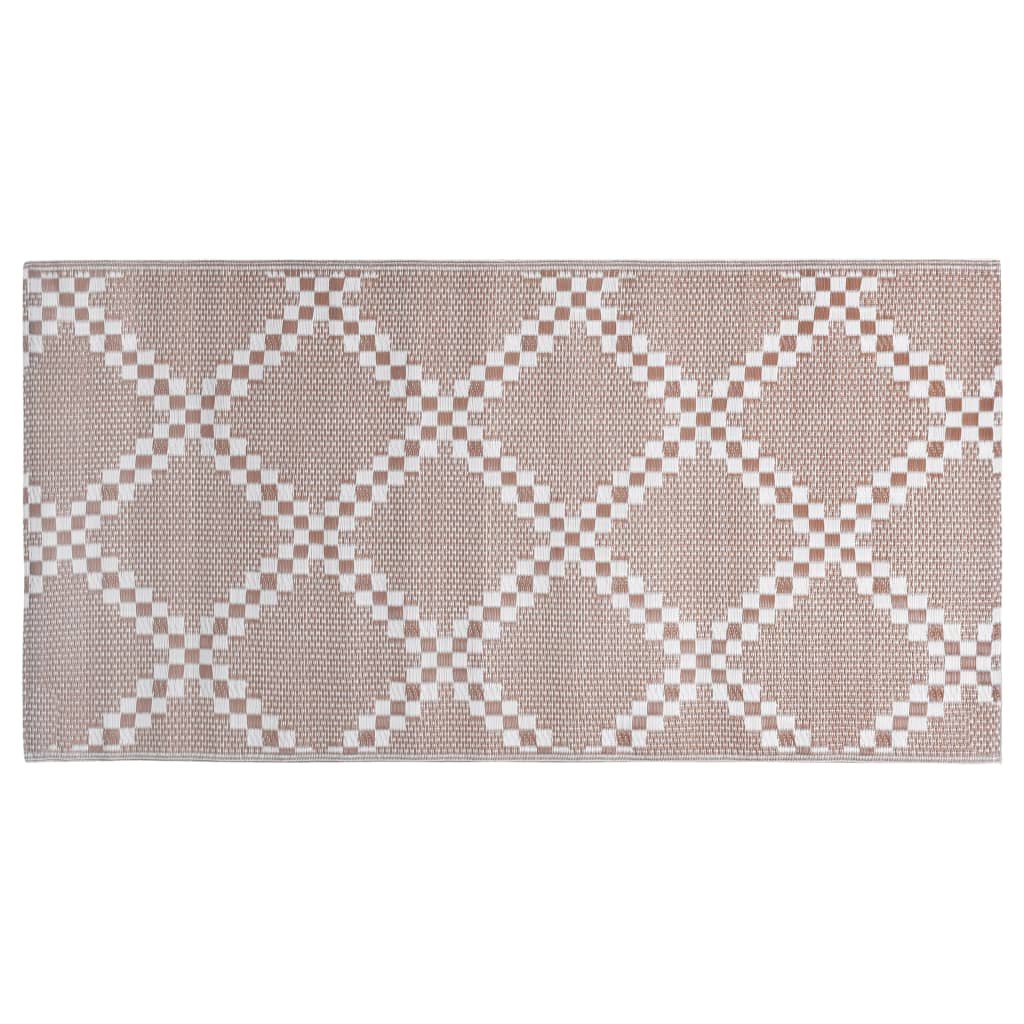 Vidaxl extérieur tapis arakil 120x180 cm pp marron