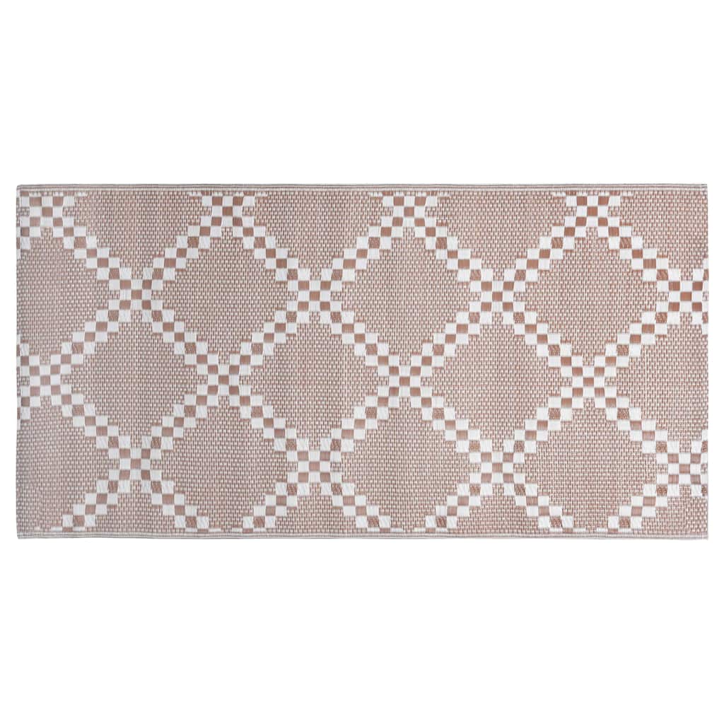 Vidaxl extérieur tapis arakil 160x230 cm pp marron
