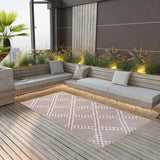 Vidaxl extérieur tapis arakil 160x230 cm pp marron