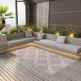 Vidaxl extérieur tapis arakil 160x230 cm pp marron