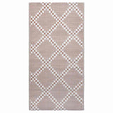 Vidaxl extérieur tapis aakil 190x290 cm pp marron