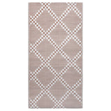 Vidaxl extérieur tapis aakil 190x290 cm pp marron