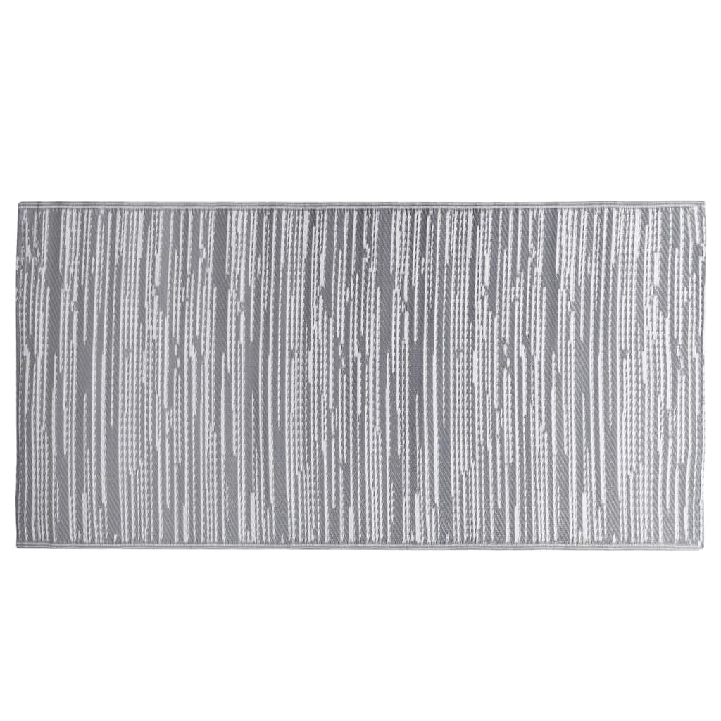 Vidaxl extérieur tapis arakil 80x150 cm pp gris