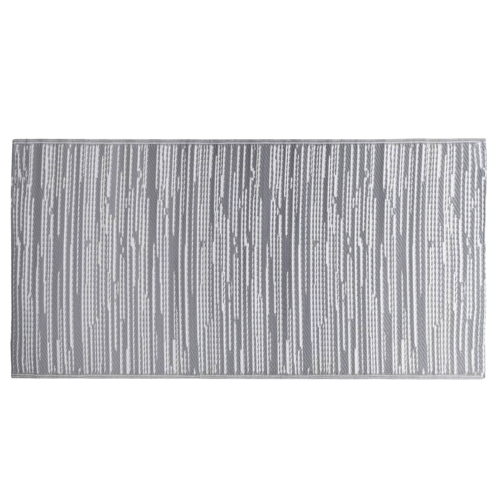 Vidaxl extérieur tapis arakil 80x150 cm pp gris