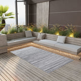 Vidaxl extérieur tapis arakil 160x230 cm pp gris