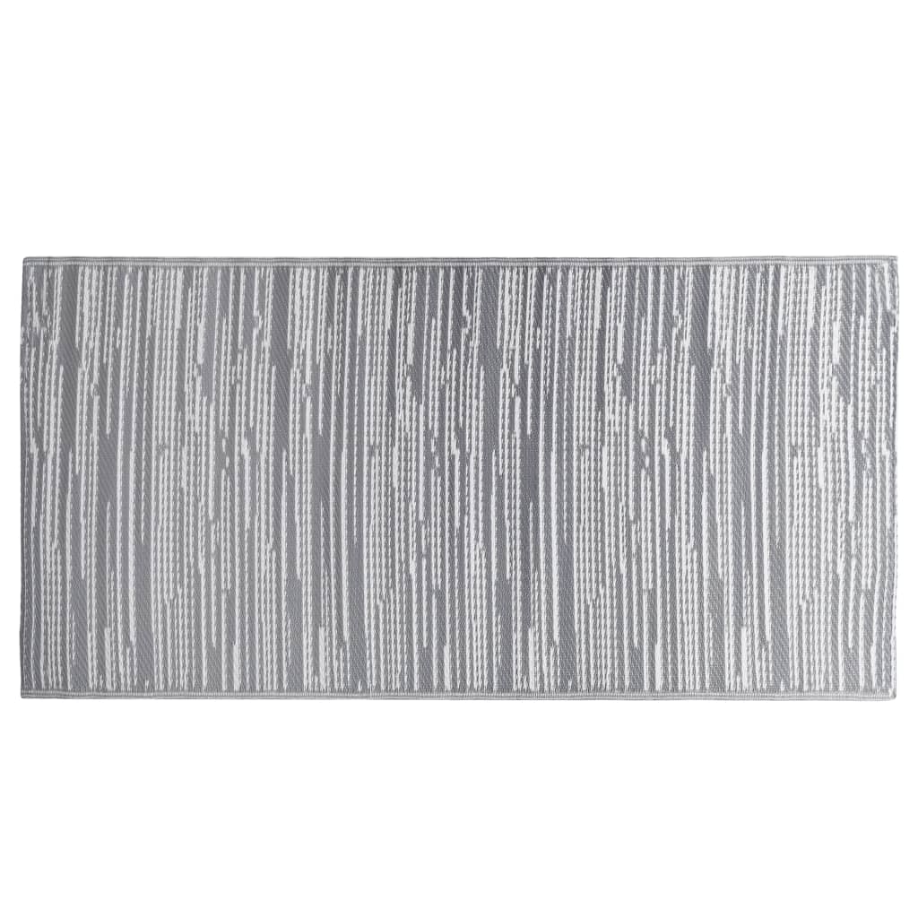 Vidaxl fuori tappeto arakil 190x290 cm pp grigio