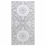 Vidaxl extérieur tapis Arakil 80x150 cm pp gris clair
