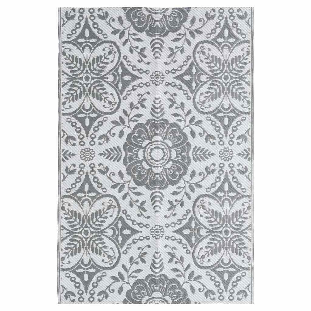 Vidaxl extérieur tapis Arakil 120x180 cm pp gris clair