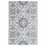 Vidaxl extérieur tapis Arakil 120x180 cm pp gris clair