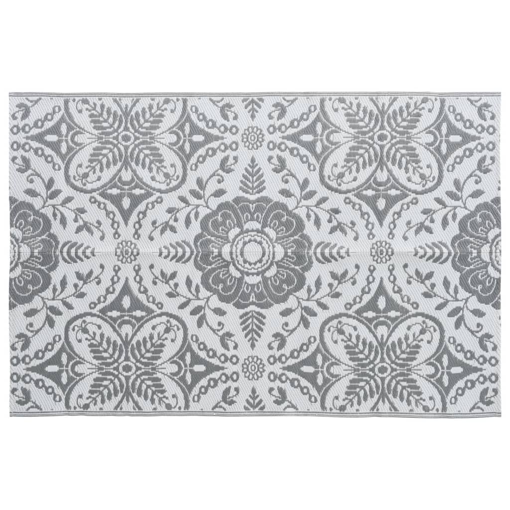 Vidaxl extérieur tapis Arakil 120x180 cm pp gris clair