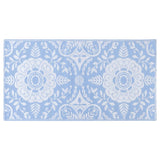 Vidaxl utenfor teppet Arakil 80x150 cm pp Baby Blue