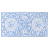 Vidaxl extérieur tapis arakil 80x150 cm pp bébé bleu