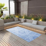 Vidaxl extérieur tapis arakil 120x180 cm pp bébé bleu