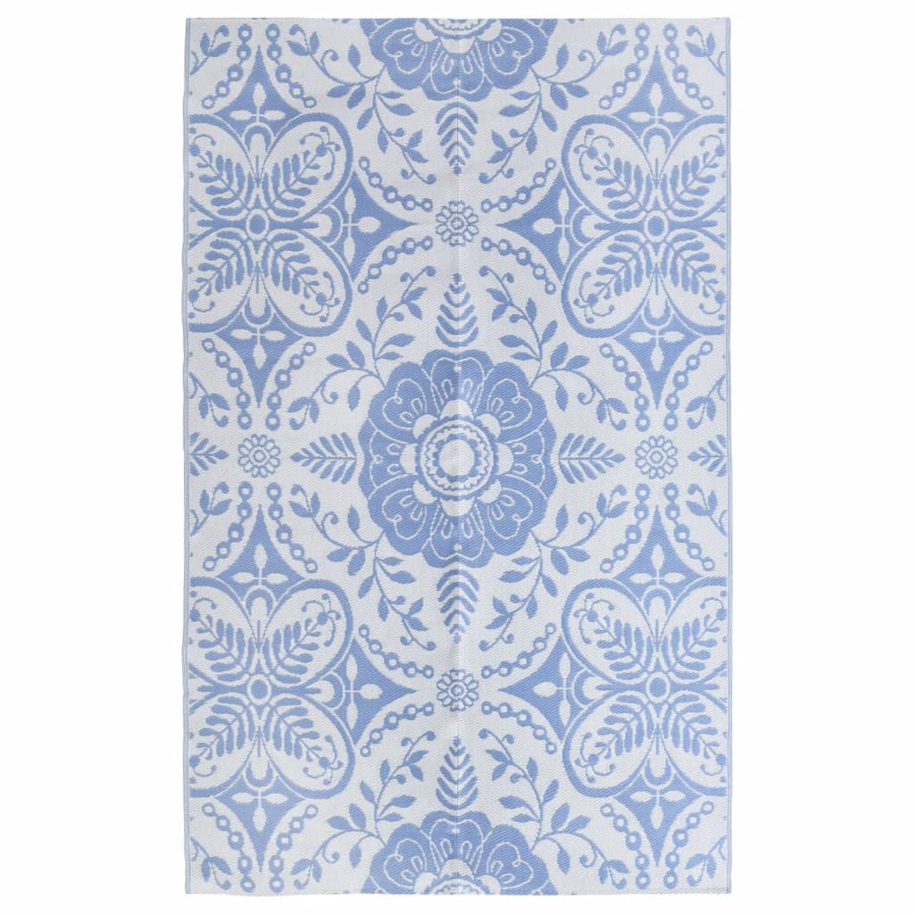 Vidaxl à l'extérieur du tapis 190x290 cm pp bébé bleu