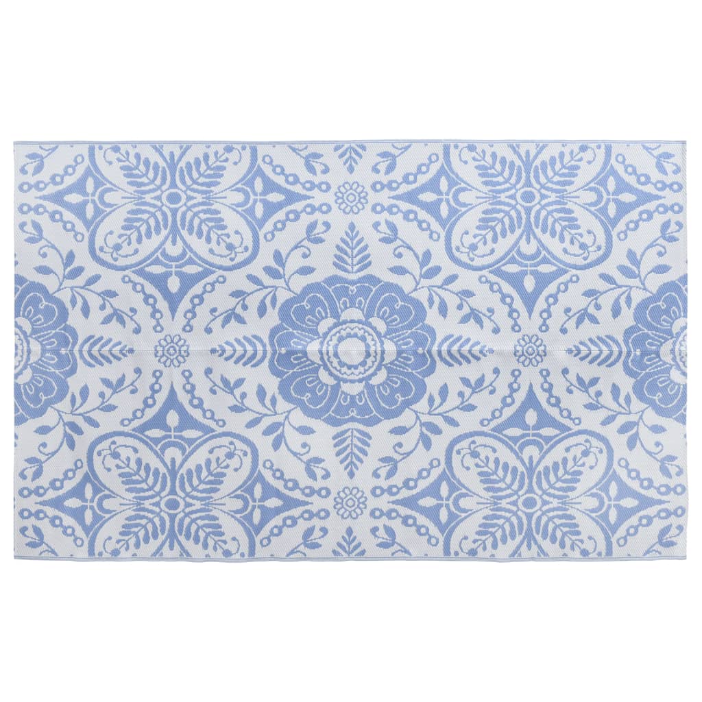 Vidaxl à l'extérieur du tapis 190x290 cm pp bébé bleu