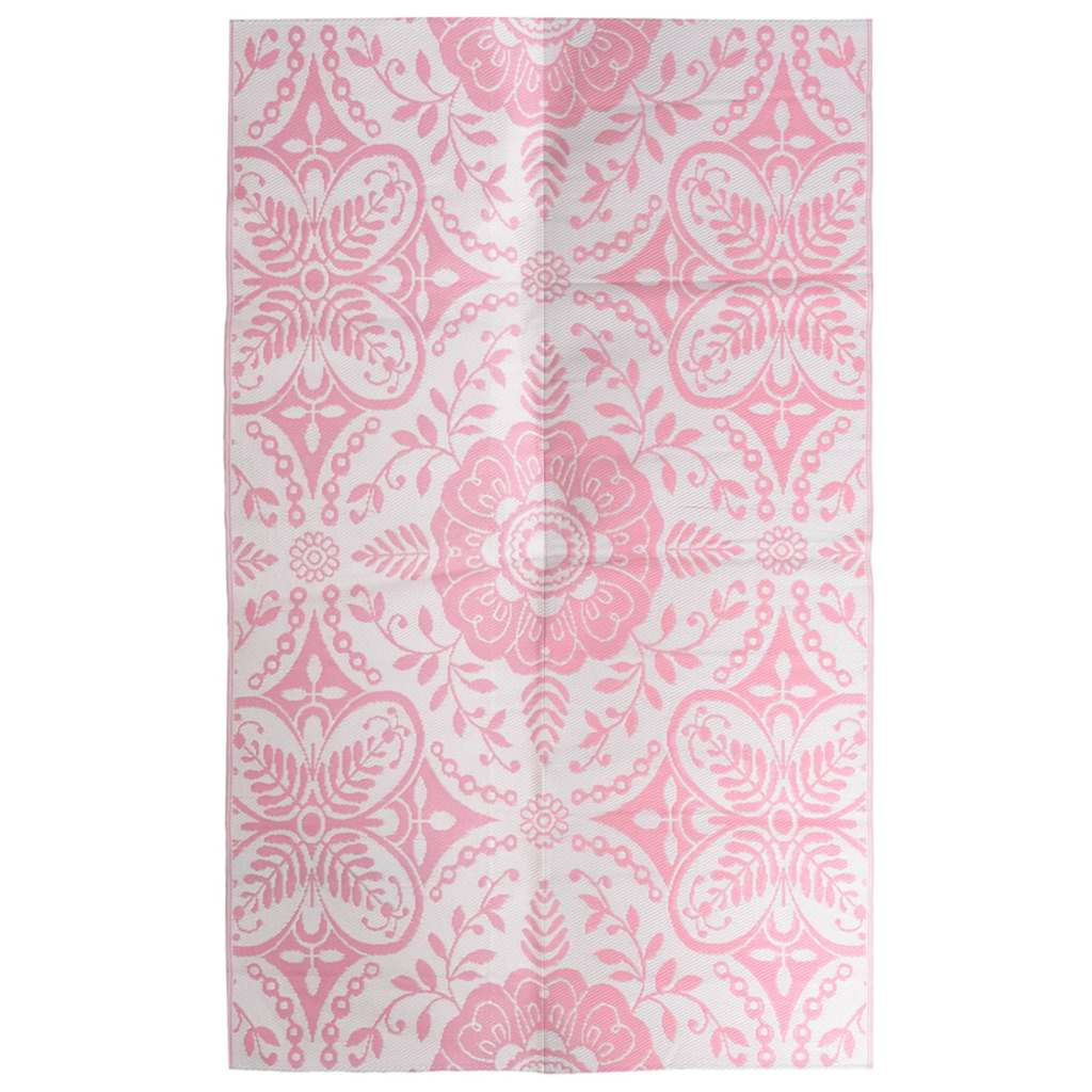 Vidaxl à l'extérieur du tapis aakil 160x230 cm pp rose