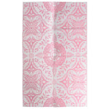 Vidaxl à l'extérieur du tapis aakil 160x230 cm pp rose
