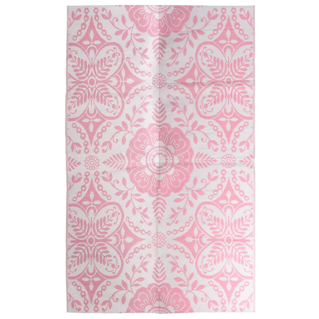 Vidaxl à l'extérieur du tapis aakil 160x230 cm pp rose