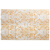 Vidaxl à l'extérieur du tapis Arakil 190x290 cm pp orange et blanc