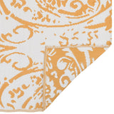 Vidaxl à l'extérieur du tapis Arakil 190x290 cm pp orange et blanc