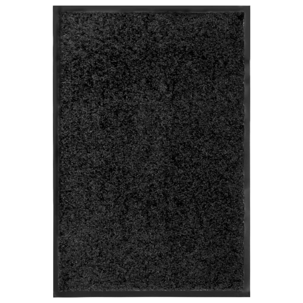 Vidaxl Pequero lavable 40x60 cm Negro