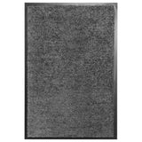 Vidaxl Doormat Washable 40x60 cm Antracitt