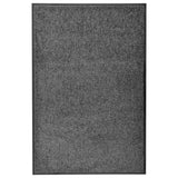 Vidaxl Doormat vaskbar 60x90 cm antracit