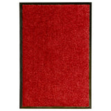 VIDAXL PORTOMAT WASSABLE 40x60 cm Rot