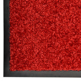 VIDAXL PORTOMAT WASSABLE 40x60 cm Rot