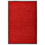 Vidaxl DOORMAT lavable 60x90 cm rouge