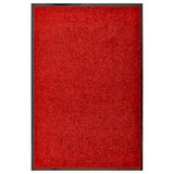 Vidaxl DOORMAT lavable 60x90 cm rouge