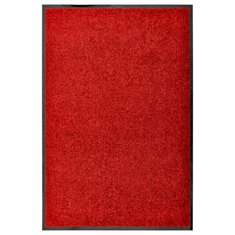Vidaxl DOORMAT lavable 60x90 cm rouge