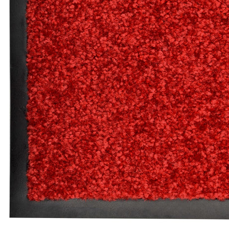 Vidaxl DOORMAT lavable 60x180 cm rouge