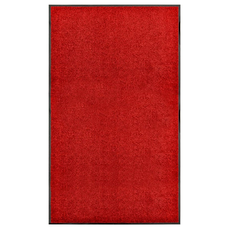 Vidaxl DOORMAT lavable 90x150 cm rouge