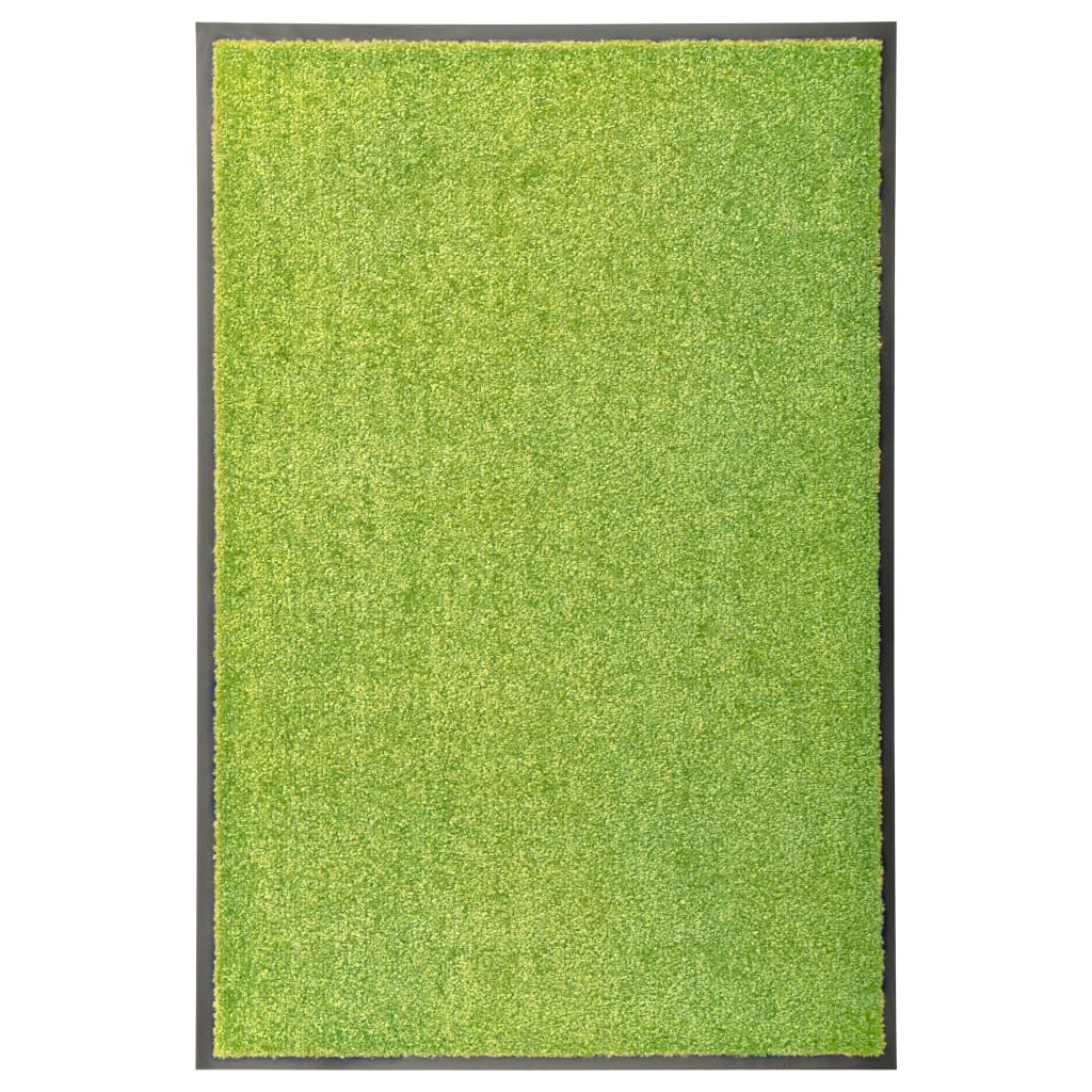 Vidaxl DOORMAT lavable 60x90 cm vert