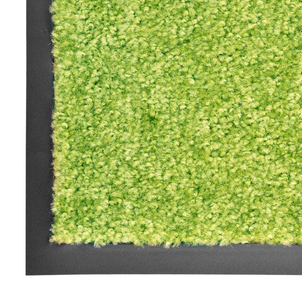 VIDAXL ROORMAT lavabile 60x90 cm Verde