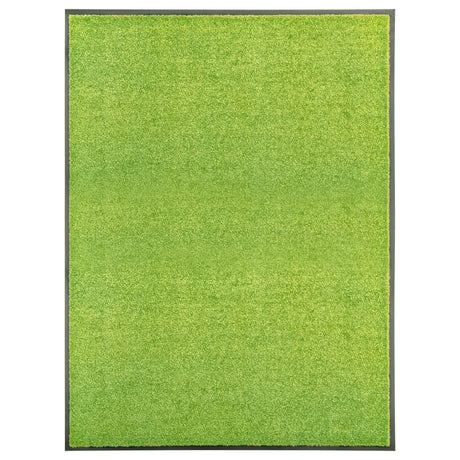 Vidaxl DOORMAT lavable 90x120 cm vert