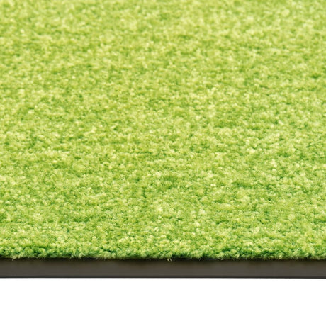 Vidaxl DOORMAT lavable 90x120 cm vert