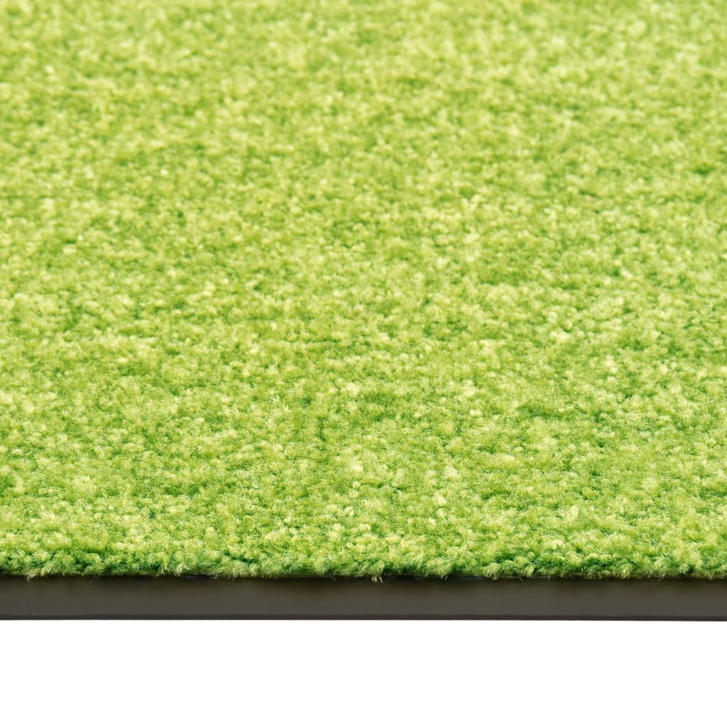 VIDAXL ROORMAT lavabile 90x120 cm Verde