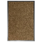 Vidaxl DOORMAT lavable 40x60 cm brun
