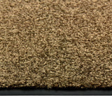 Vidaxl DOORMAT lavable 40x60 cm brun